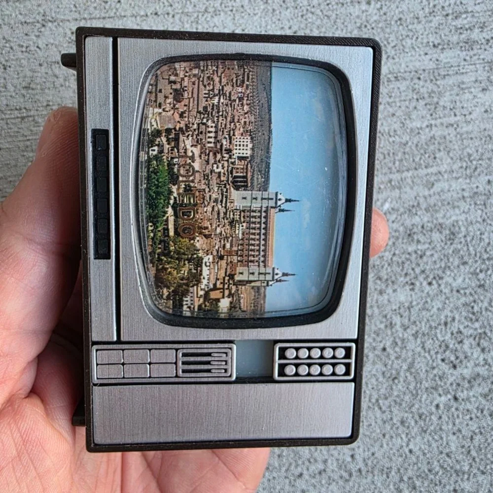 Lot of 5 Vintage Souvenir Camera,TV Viewfinders Made in Hong Kong, Italy & Spain